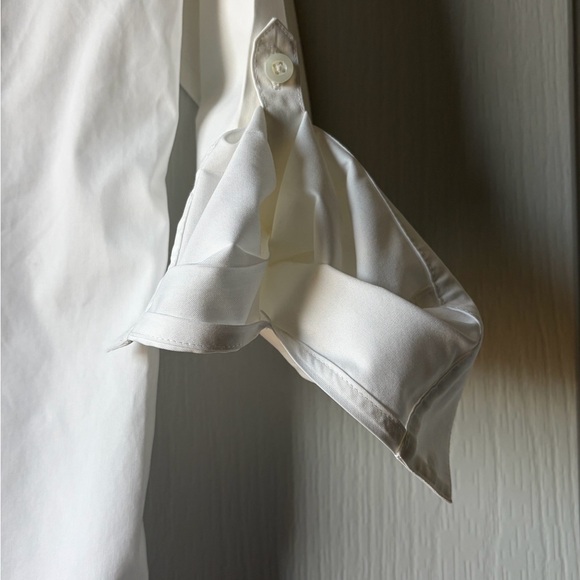 Chico's Classic White Cotton Shirt - Picture 8 of 11